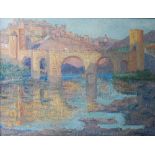 AR Alexander Stuart Hill (1888-1948) Reflections, Amalfi oil on board, signed lower right 44.5cm x