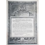 Royal Scottish Society of Painters and Watercolours scroll 'To J. Murray Thomson Esquire, given at