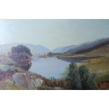 Walter McAdam RSW (1866-1935) Tranquil Autumn, Loch Eilt, Inverness Shire oil on canvas, signed