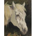 AR John Murray Thomson RSA RSW PSSA (1885-1974) Portrait of a horses head oil on canvas board,