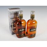 Two bottles of Isle of Jura single malt Whisky aged 10 years, 70cl., 40% vol., one boxed (2).