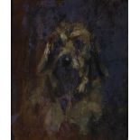 Robert L. Alexander RSA RSW (1840-1923) Portrait of a dog oil on canvas, signed with initials