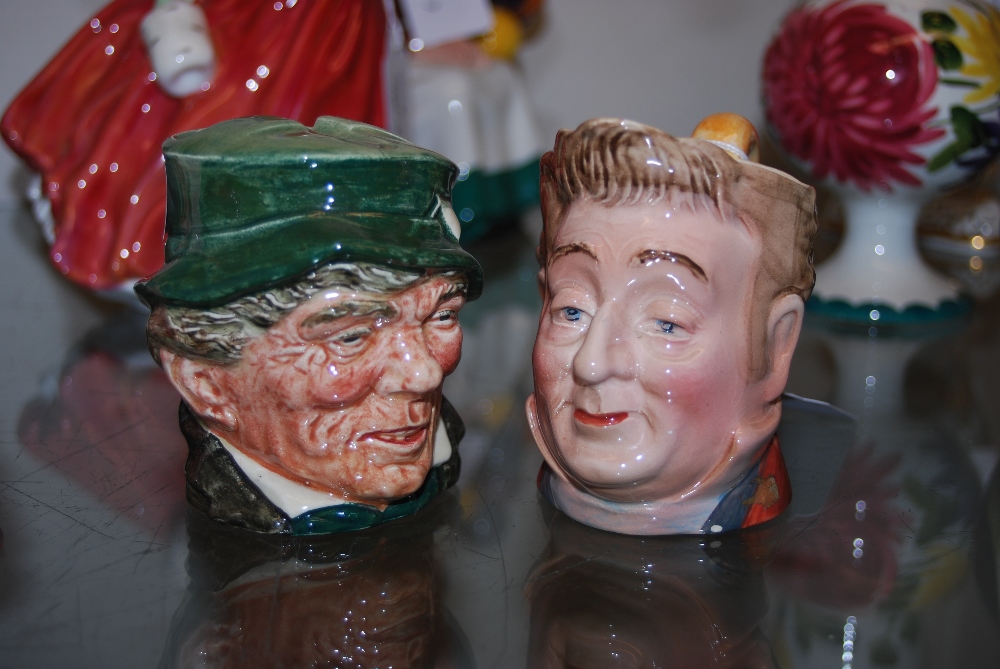 BESWICK CHARACTER JUG - PECKSNIFF AND A ROYAL DOULTON CHARACTER MUG - PADDY