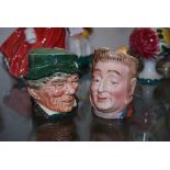 BESWICK CHARACTER JUG - PECKSNIFF AND A ROYAL DOULTON CHARACTER MUG - PADDY