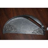 EARLY 20TH CENTURY TUDRICK PEWTER CRUMB SCOOP NO.0532