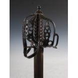 A Scottish Officer's basket hilt broad sword, 1895 pattern, 100.5cm long