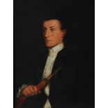 18th century Italian School Zampogna player oil on canvas 69.5cm x 53cm