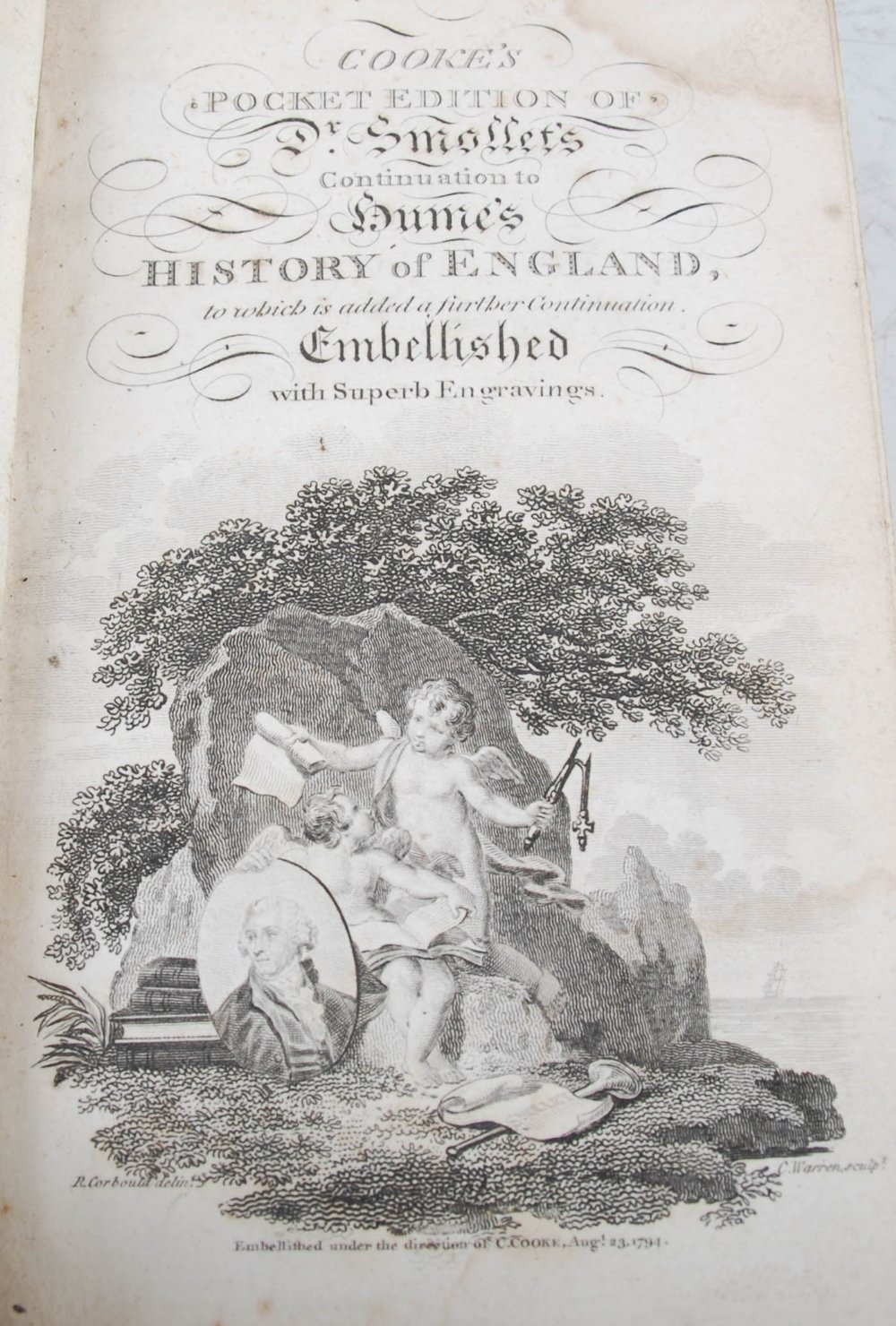 Cooke's Pocket Edition Of Dr Smollets Continuation To Hume's History Of England, embellished with - Image 2 of 3