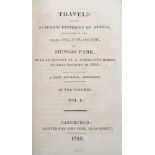 Mungo Park, Travels In The Interior Districts Of Africa Performed In The Years 1795, 1796 and