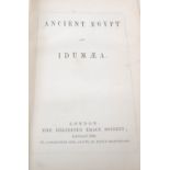 Ancient Egypt and Idumaea, London, inscribed on book plate 'Given By The Edinburgh Angus Club,