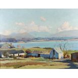 AR Richard Forsyth (1930-1997) Benderloch Hills from Lismore oil on canvas, signed lower left 71cm x