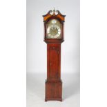 A George III mahogany longcase clock, Alexr. Ferguson, Coupar of Fife, the brass dial with silver