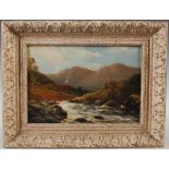 William Fulton Brown RSW (1873-1905) Glen Ogle oil on canvas, signed with initials lower left and