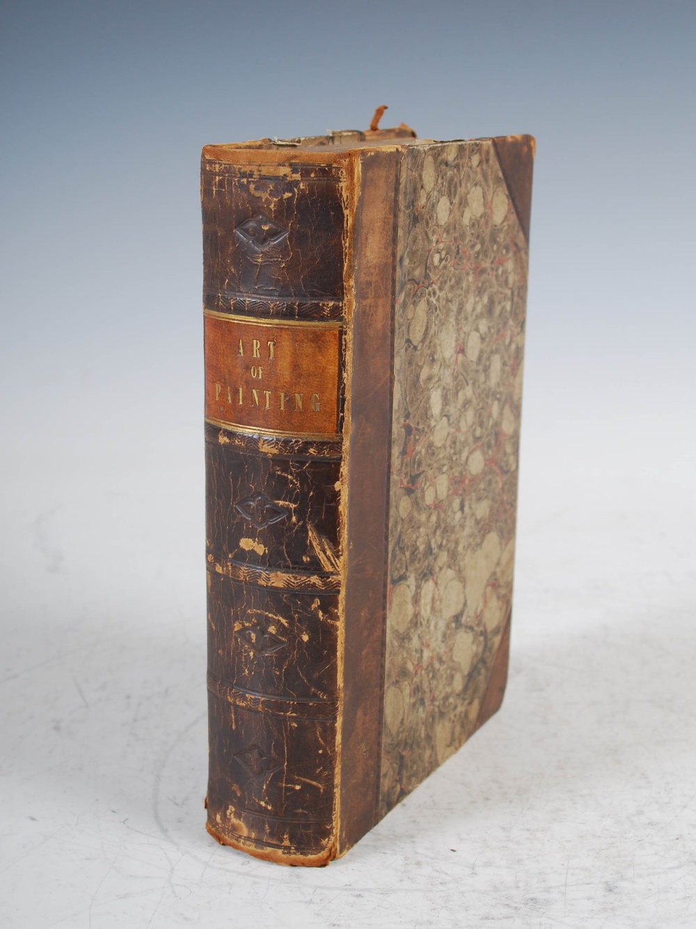 C.A. Du Fresnor, The Art Of Painting, London, printed for Bernard Lintott 1716, leather spine - Image 2 of 2