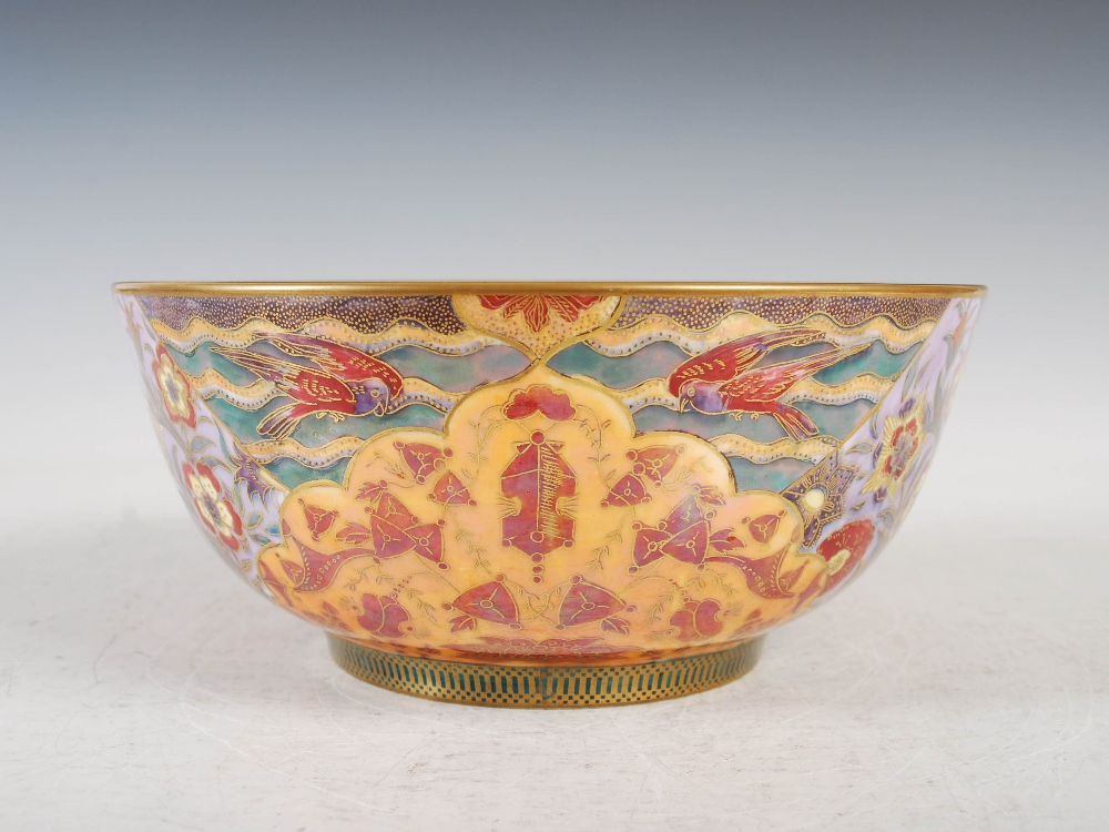 Daisy Makeig-Jones for Wedgwood - A Fairyland lustre bowl, Nizami pattern, printed marks and painted - Image 3 of 6