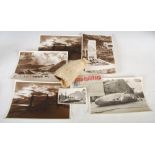 Sir Ernest Henry Shackleton interest - Five Antarctica related sepia photographic prints, a