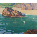 John J. Inglis Seashore oil on canvas, signed lower right 49.5cm x 60cm