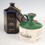 Two vintage bottles of Scotch Whisky - Glenfiddich, Single Malt, Scotch Whisky, Charles Edward