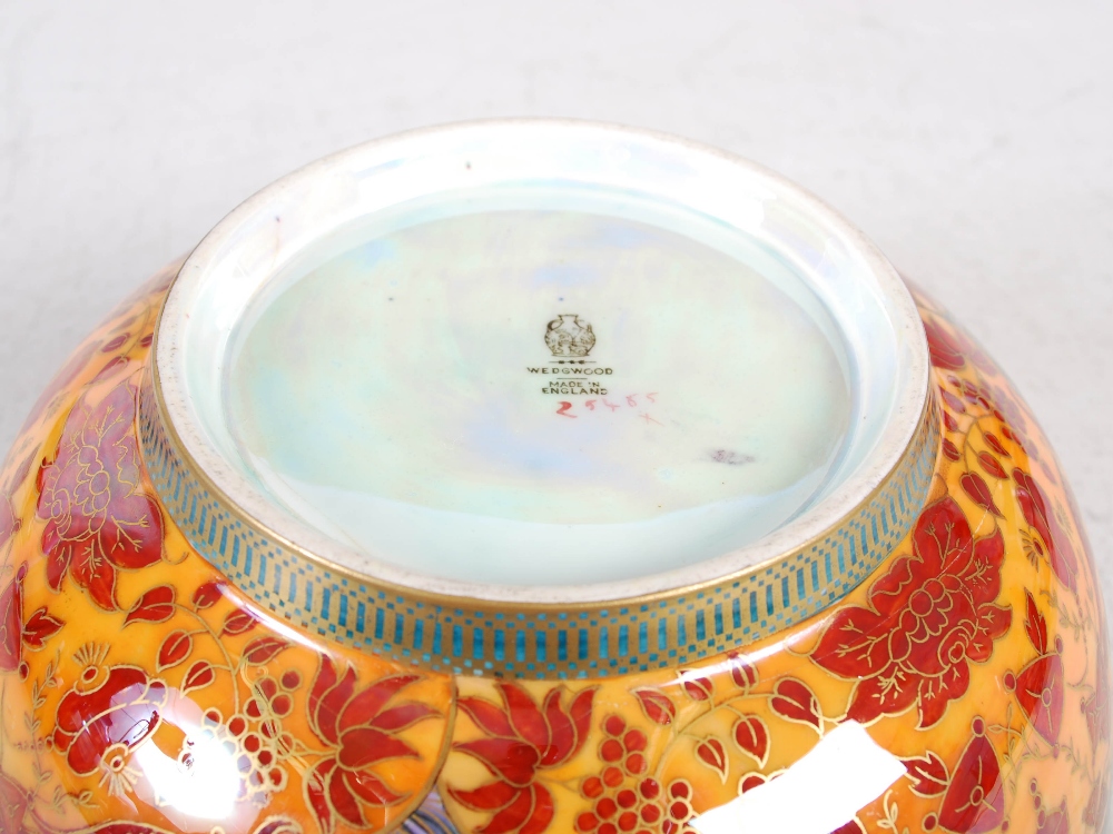 Daisy Makeig-Jones for Wedgwood - A Fairyland lustre bowl, Nizami pattern, printed marks and painted - Image 5 of 6