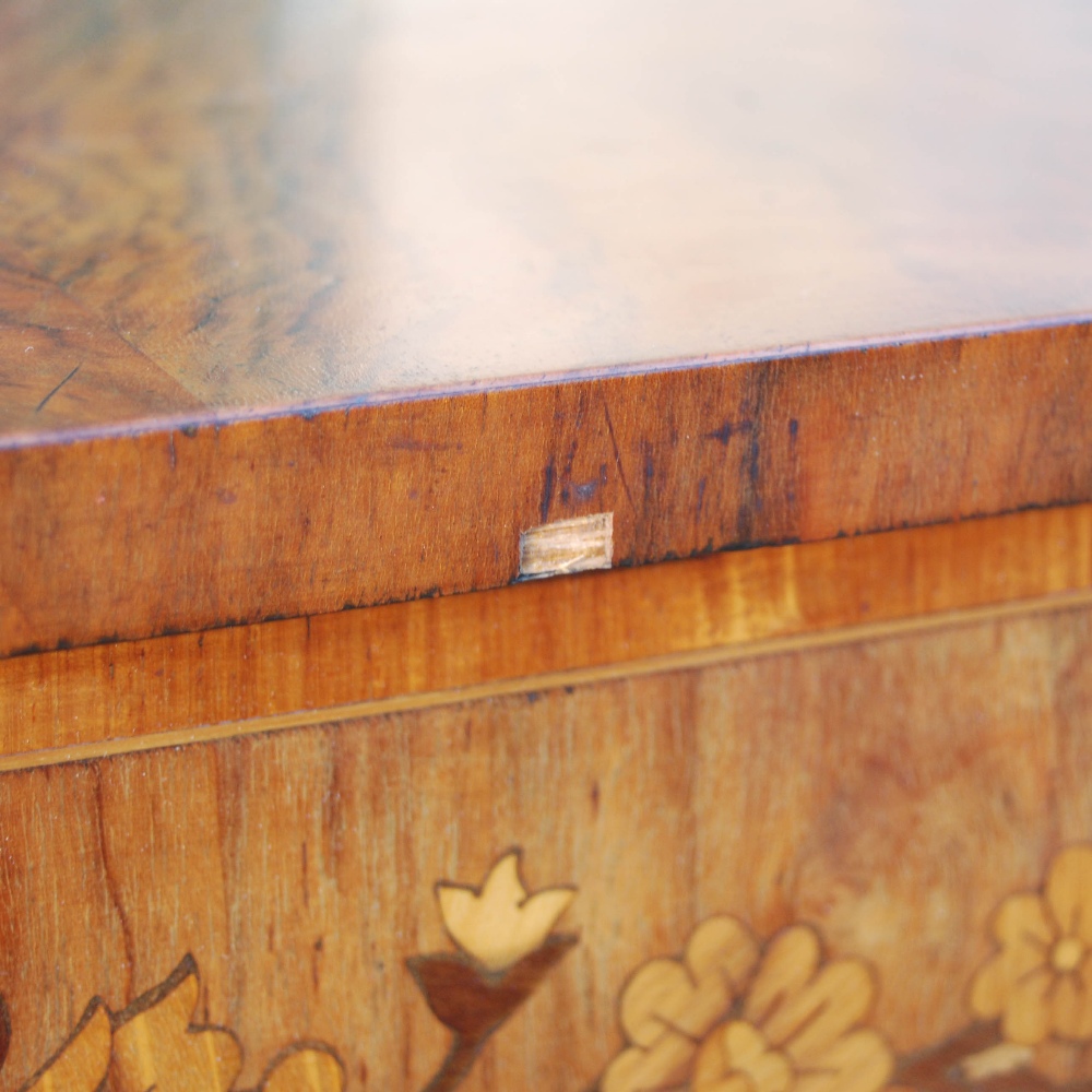 A Victorian walnut, marquetry and gilt metal mounted breakfront credenza, the central panelled - Image 9 of 11