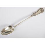 A William IV silver serving spoon, Glasgow, 1830, makers mark of RG&S for Robt. Gray & Son, Kings