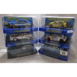 6 new Scalextric model racing cars