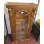 Victorian mahogany glazed cabinet