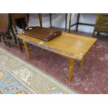 Rustic hand-made elm coffee table