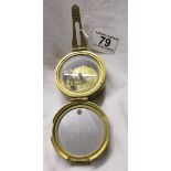 Brass compass