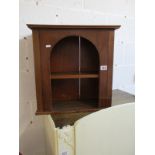 Mahogany wall cabinet