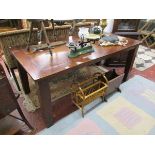 Good quality mahogany dining table