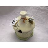 Crown Devon 'Bumble bee' honey pot with cover