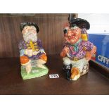 Shorter & Son Toby jug & another