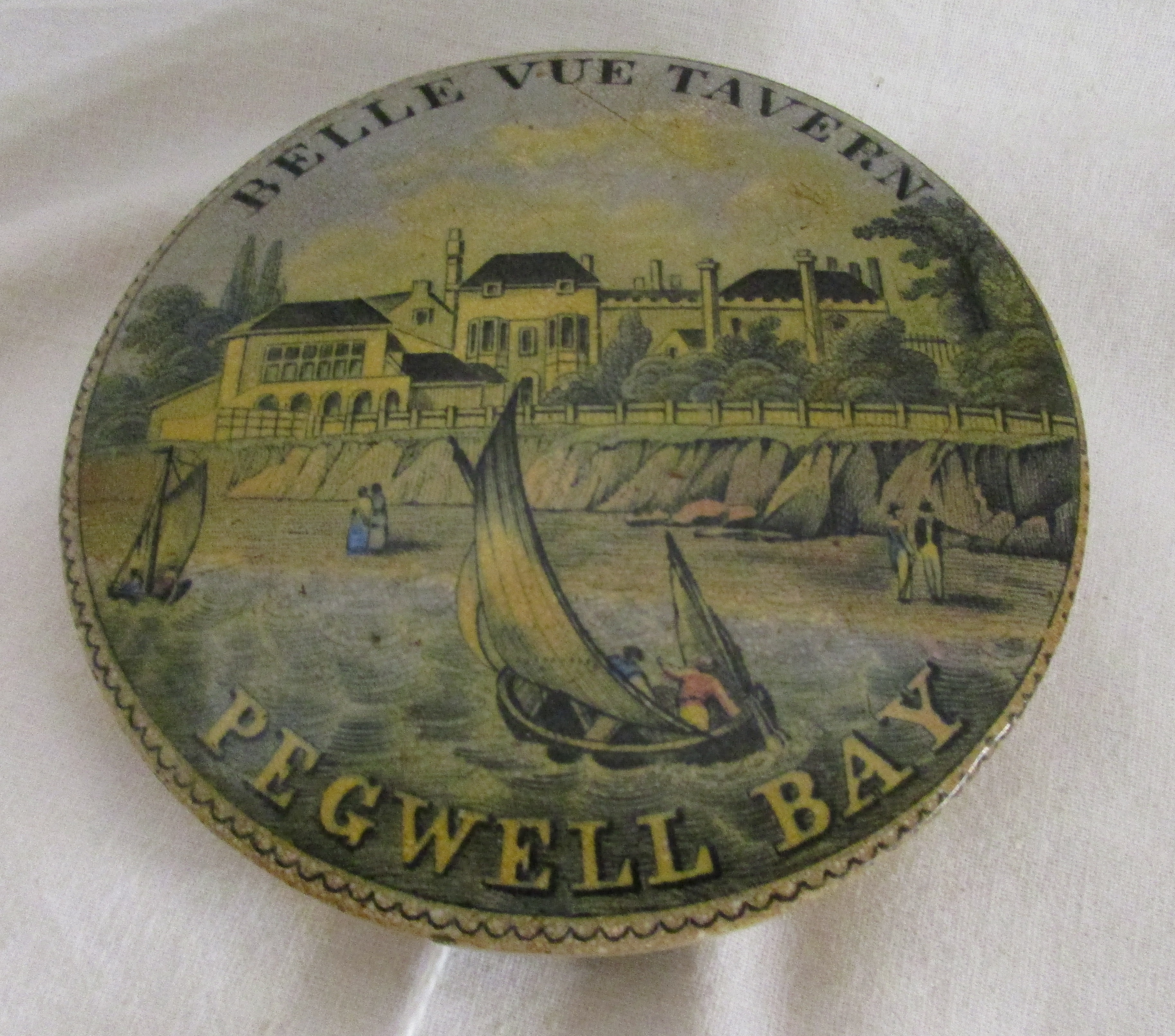 Belle Vue Tavern, Pegwell Bay pot lid