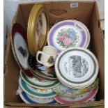 Box of china to include Chipping Norton plates