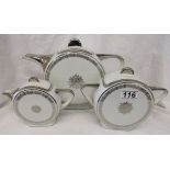 3 pieces of Limoges (large teapot lid A/F)