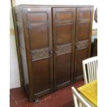 Factory prototype Ercol triple wardrobe