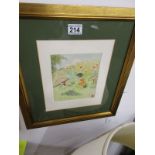 Watercolour by Dorothy Lockwood (signed D Smith) - Fairies