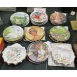 Large collection of Wedgewood plates with certificates