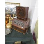 Early radio & speaker - Pye 350C circa 1929