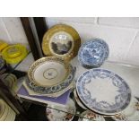 Collection of plates & an early Derby bowl