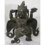 Bronze of Sino-Tibetan Garuda deity