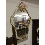 Gilt-framed mirror