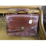 Leather satchel