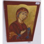 Painted icon of Mary