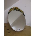 Barbola oval mirror