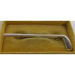 George Horner silver golf club brooch, Circa 1909