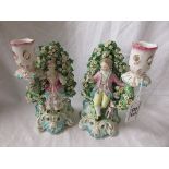 2 Ceramic candle holders