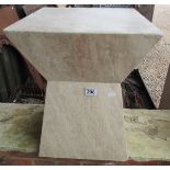 Small marble plinth