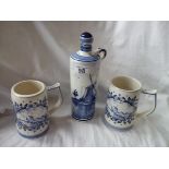 3 pieces of Delft